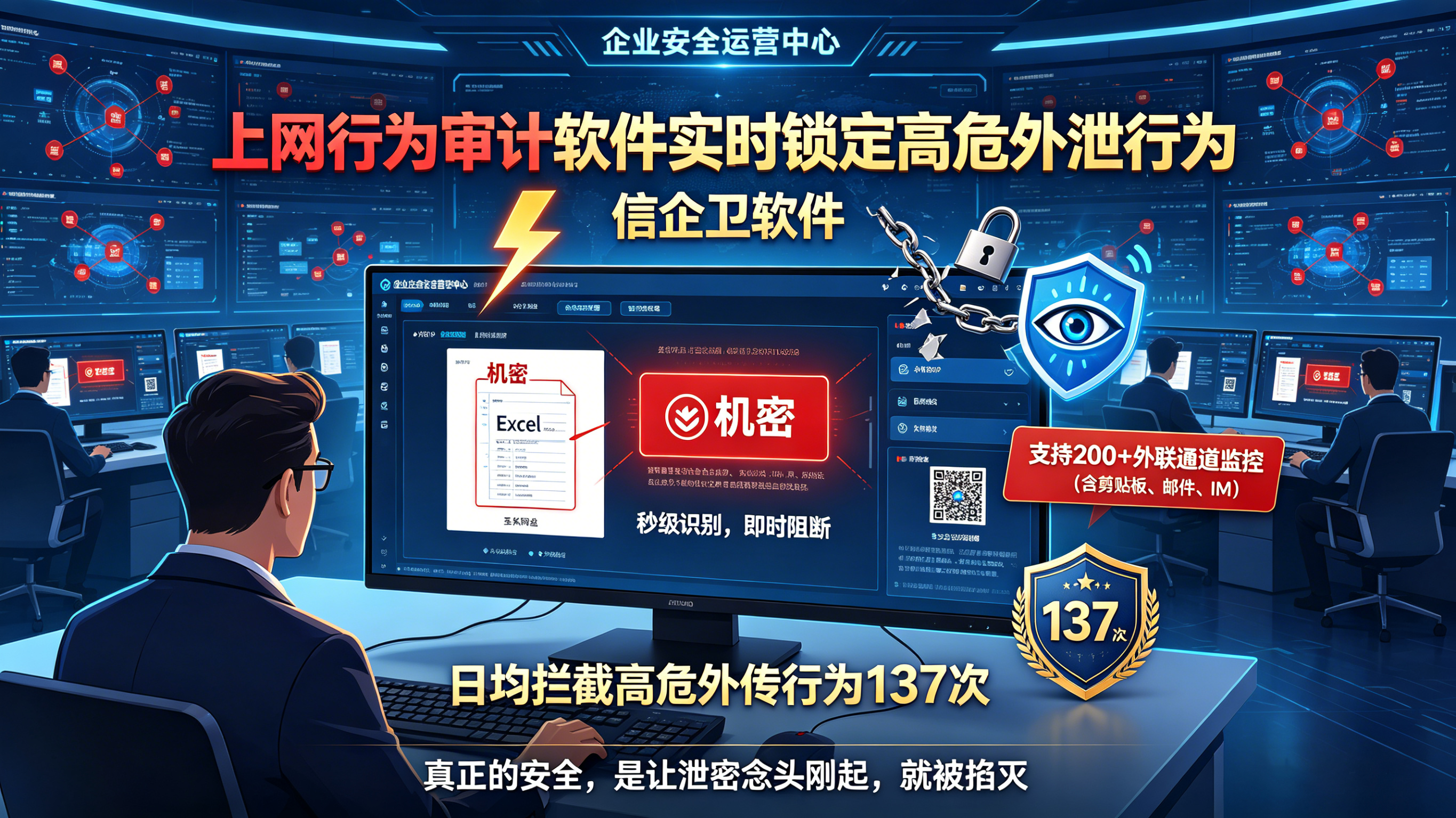 如何发现内鬼泄密？五款上网行为审计软件实时锁定高危外泄行为