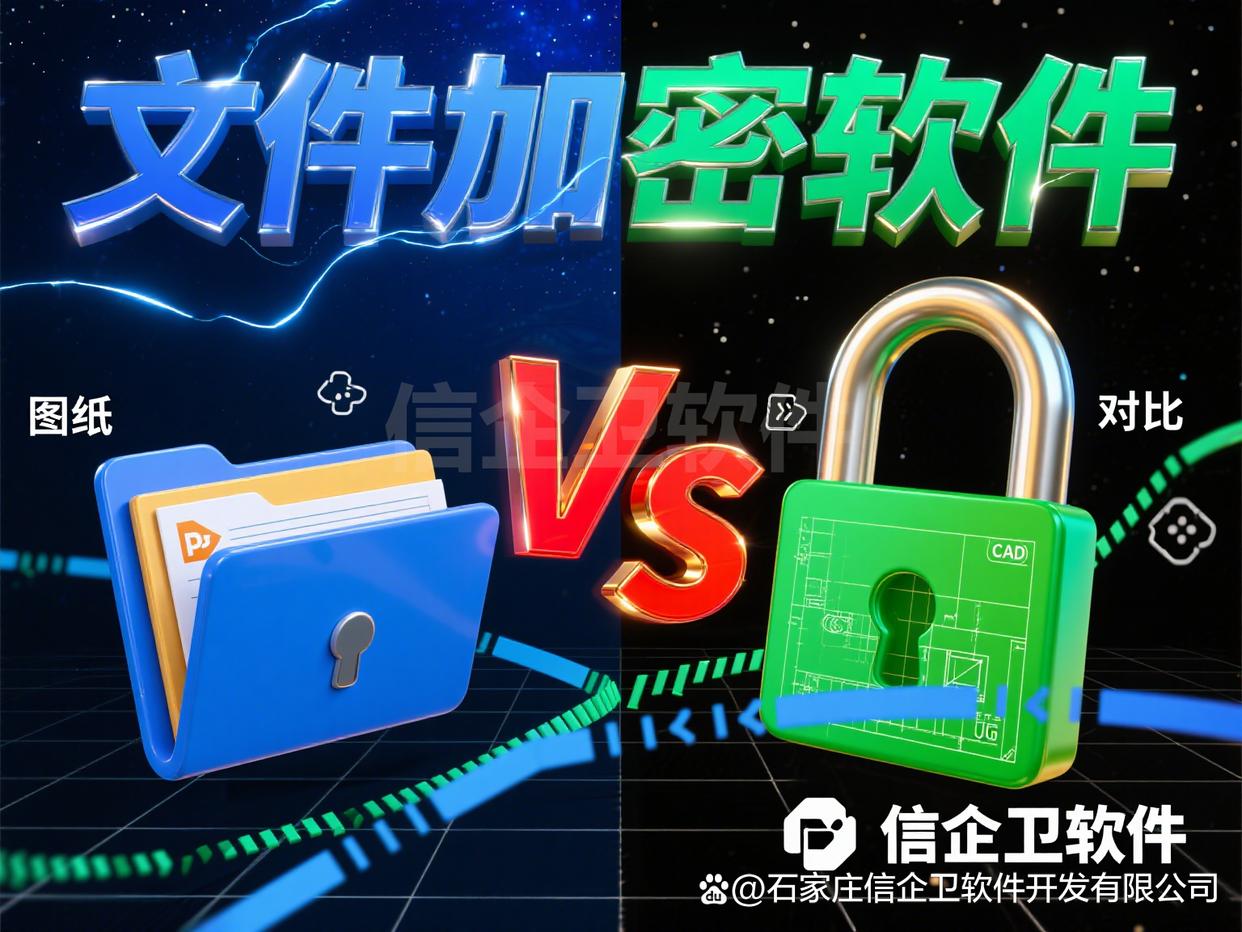 信企卫文件加密软件 vs 图纸加密软件企业怎么选择？公司场景应用