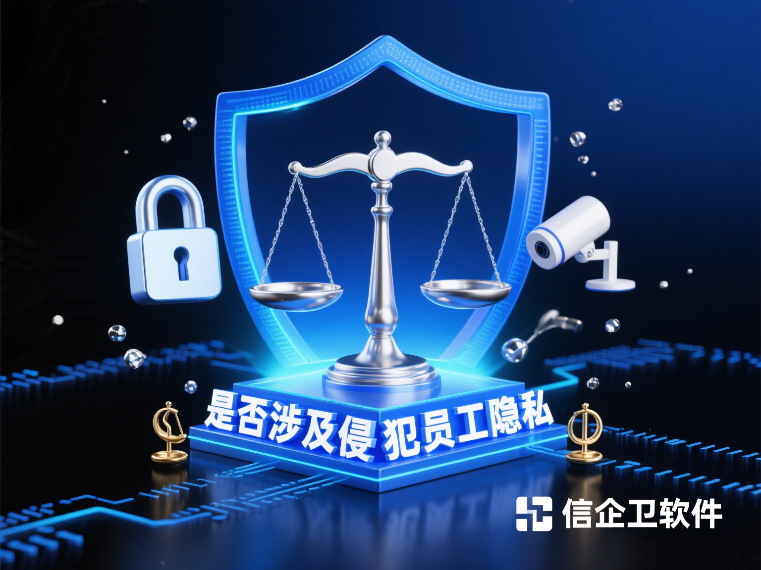 公司监控员工电脑合理还是违法？如何合规均衡，信企卫软件深度解析