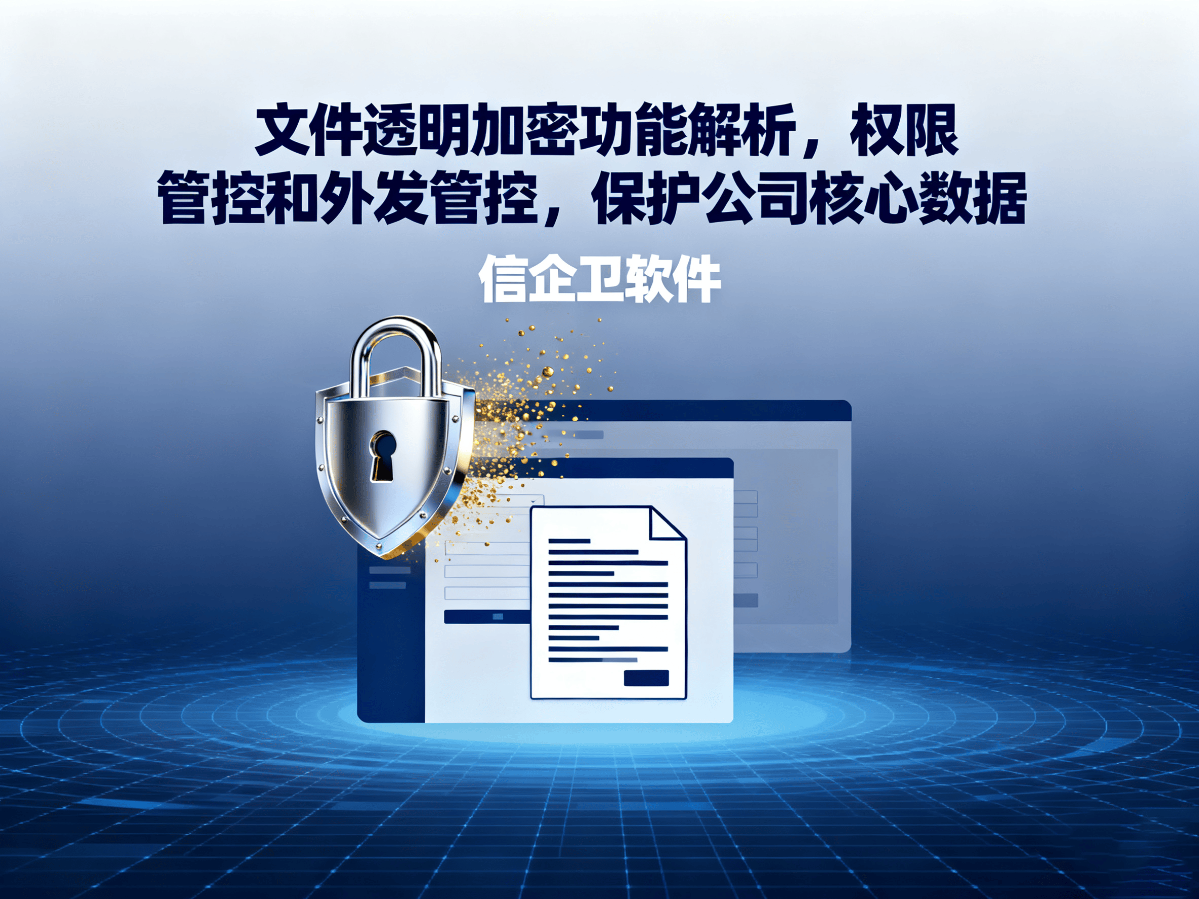 文件透明加密功能解析，权限管控和外发管控