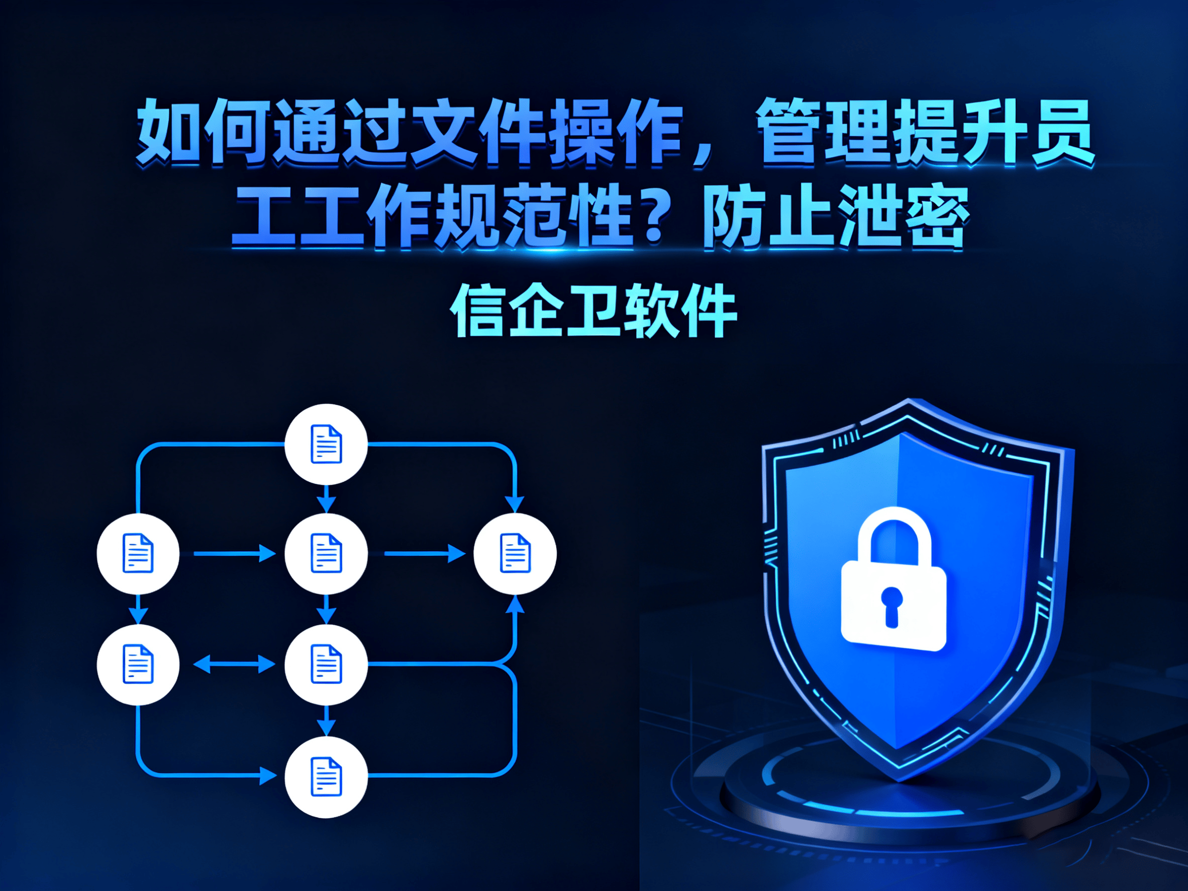 如何通过文件操作，管理提升员工工作规范性？防止泄密