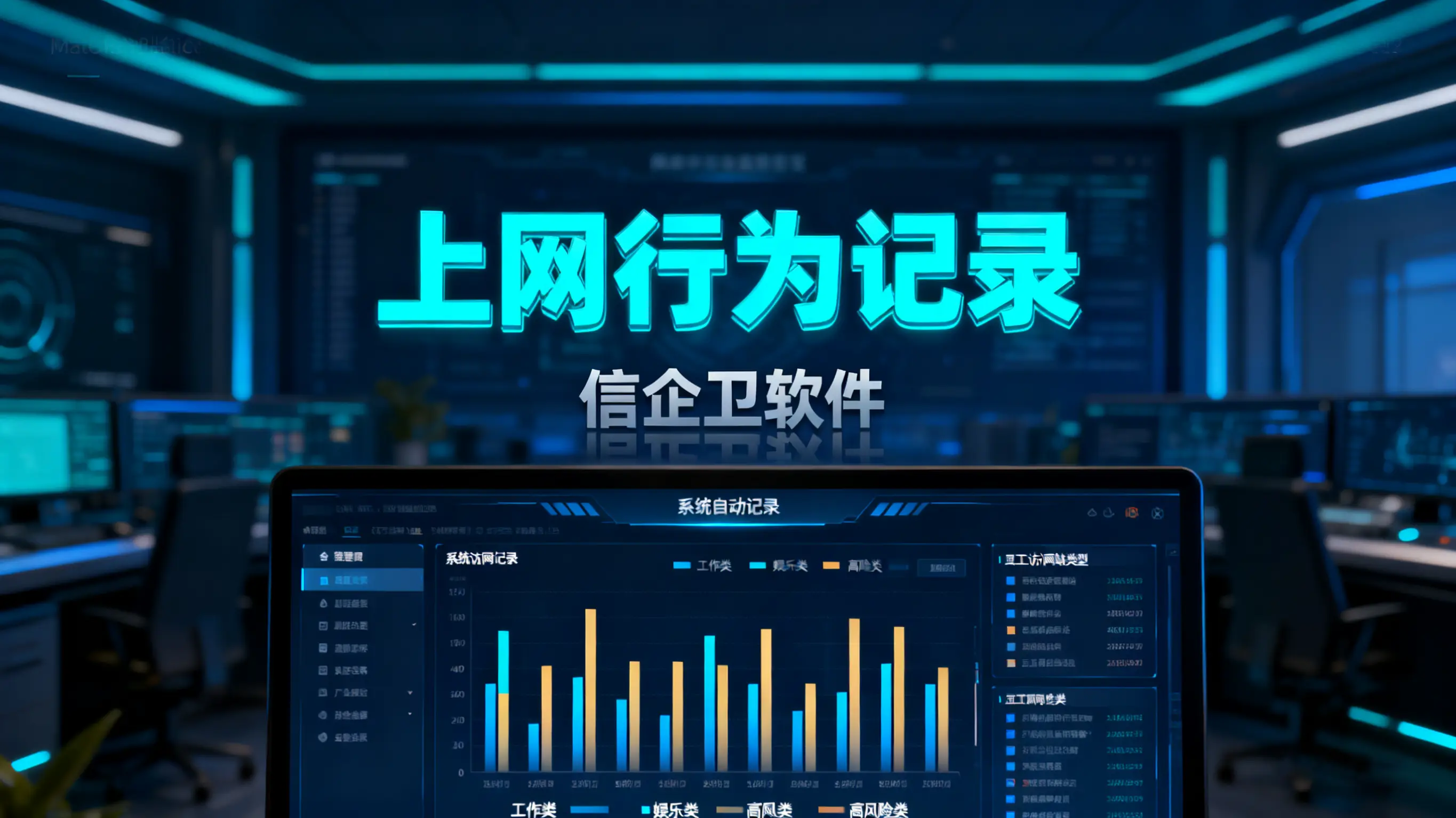 怎么监控办公电脑？电脑如何监控录像？信企卫软件提供完美解决方案，快码住