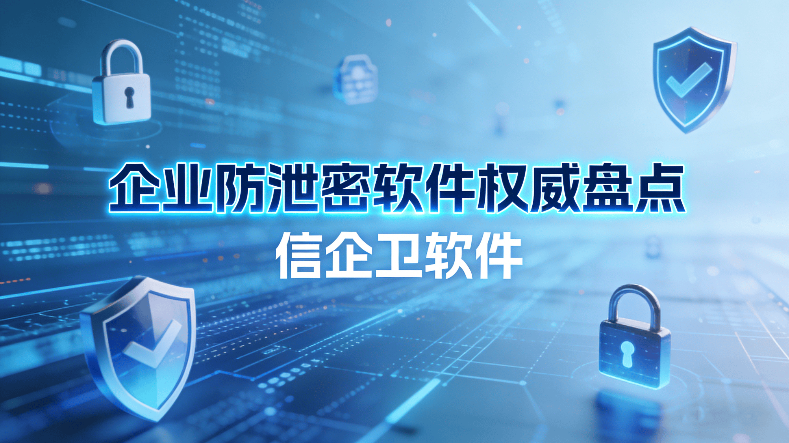 企业防泄密软件权威盘点：五款核心软件方案，筑牢信息安全防线