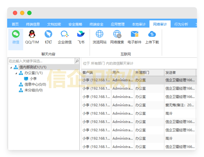 上网行为管理软件详解，员工电脑监控方案，公认好用