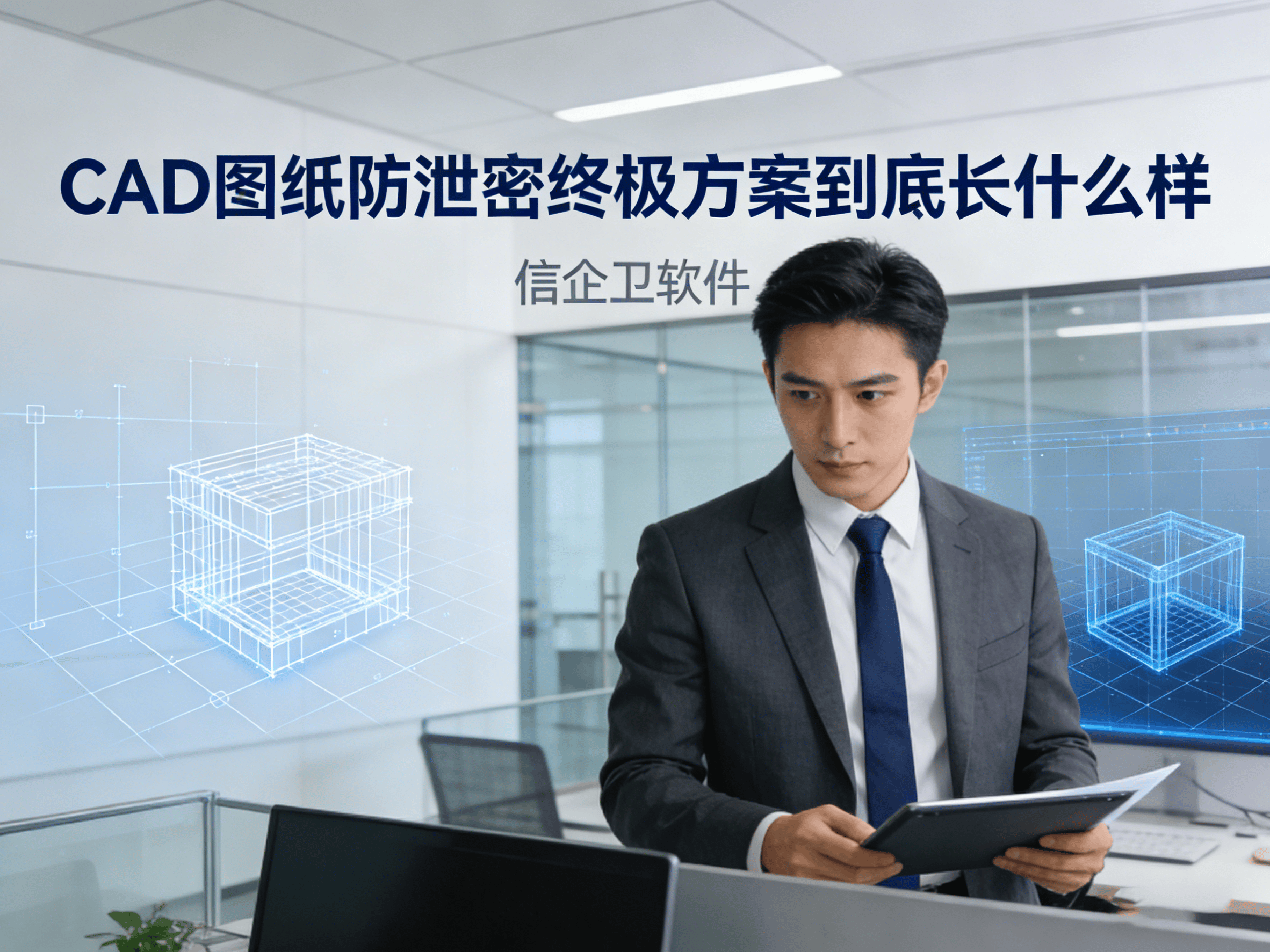 CAD图纸防泄密终极方案到底长什么样，很多老板其实一直选错了