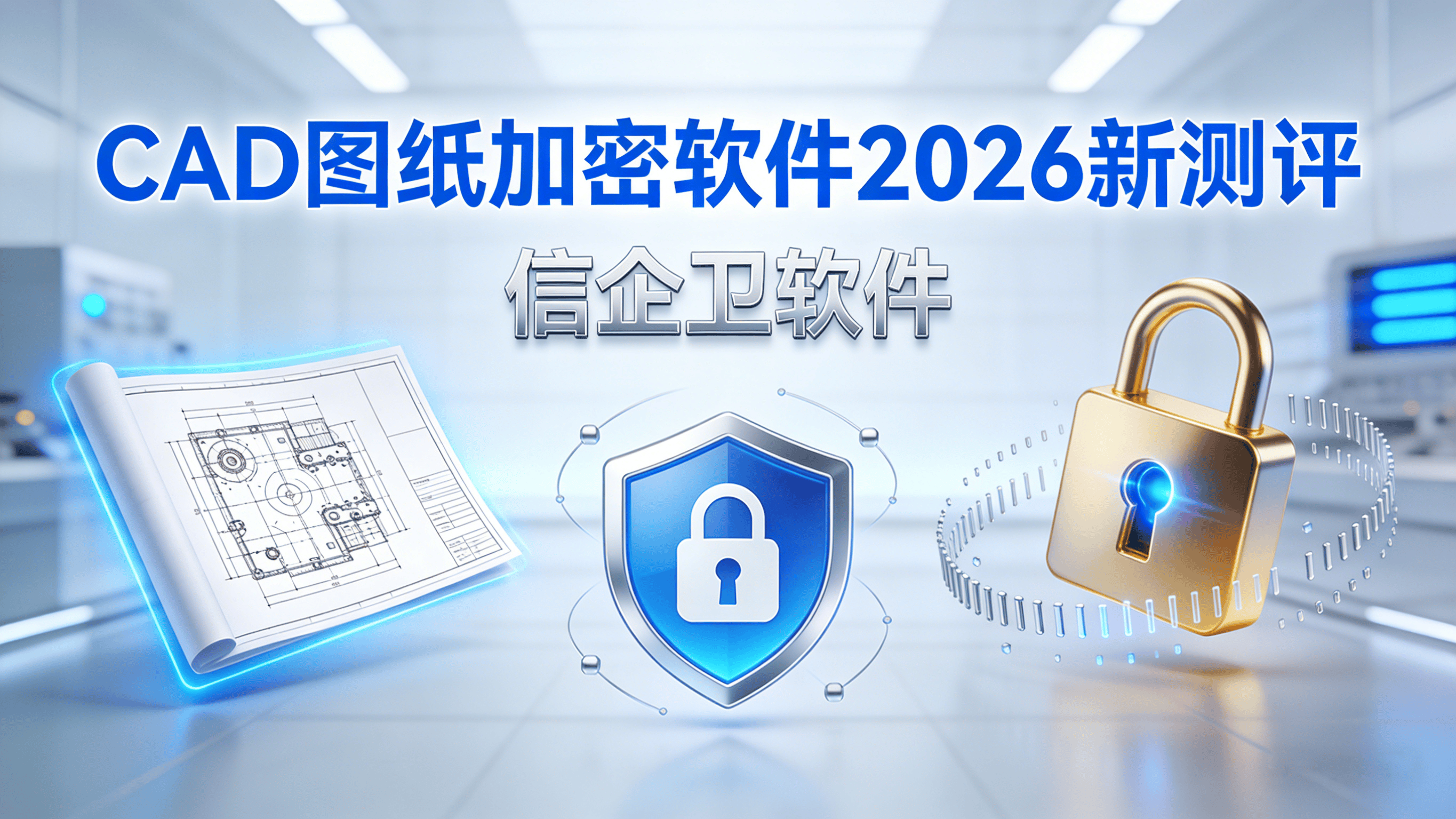 CAD图纸加密软件2026新测评，信企卫六大功能防止设计数据泄漏！