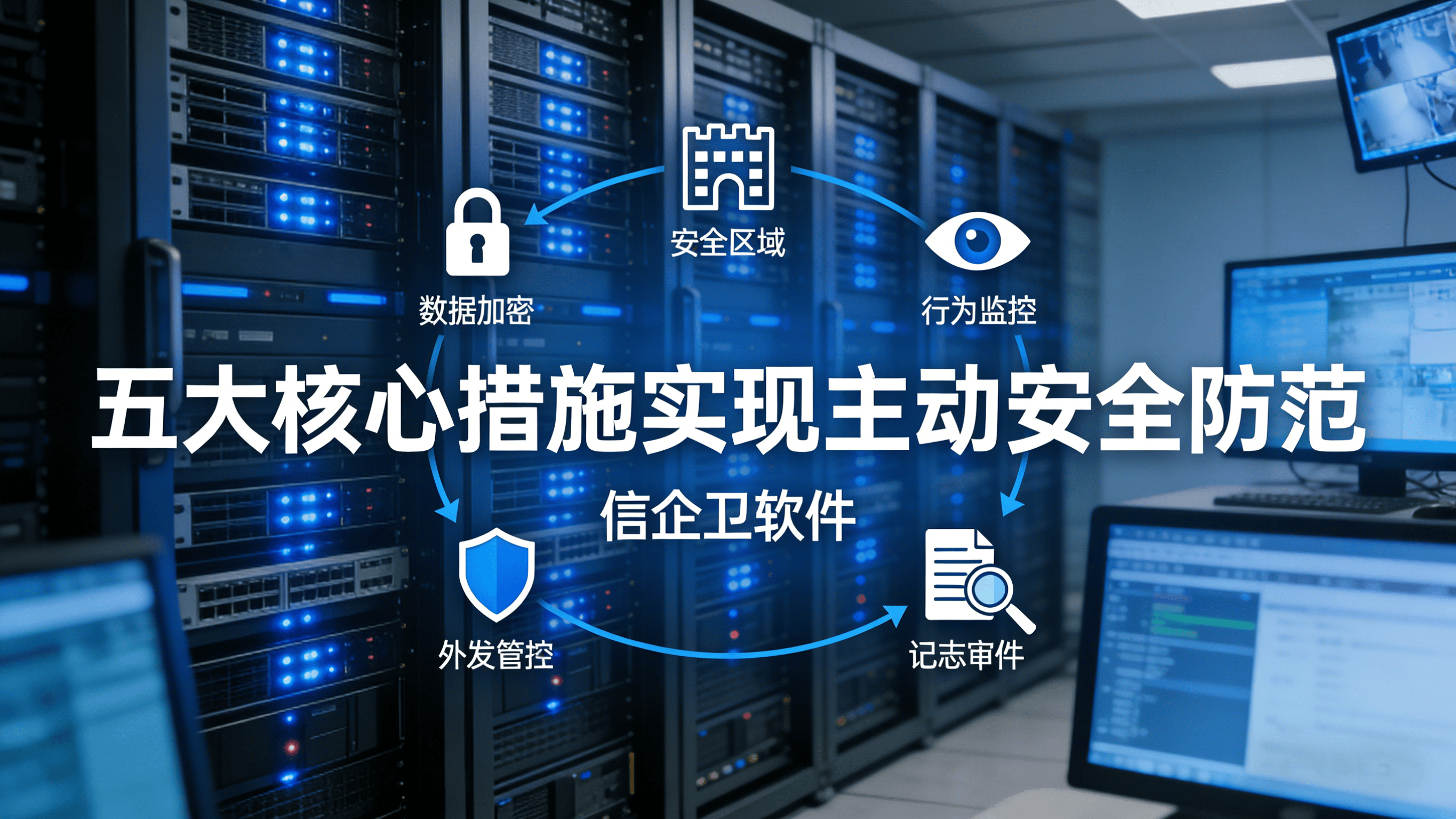 信企卫软件数据防泄密权威指南：五大核心措施实现主动安全防范