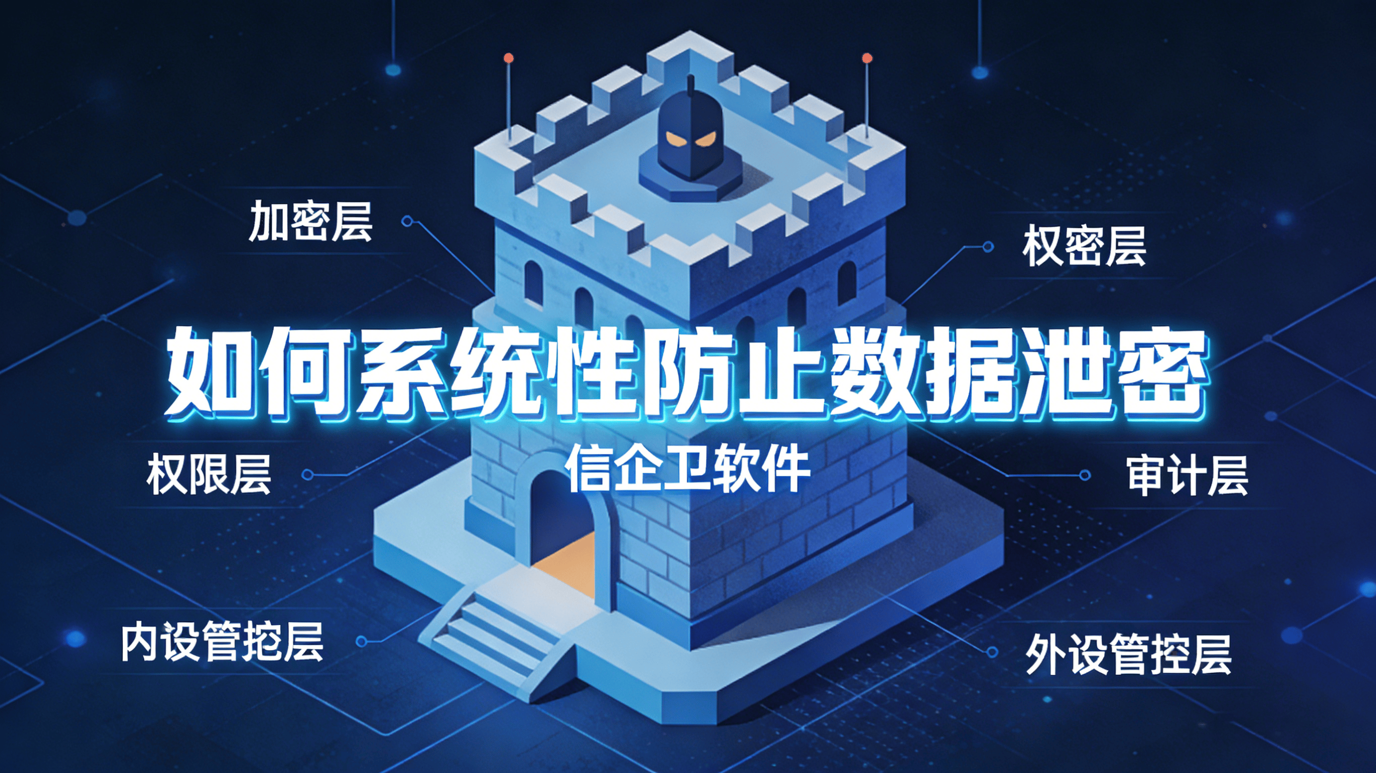 如何系统性防止数据泄密？信企卫软件提供的六种方法深度解析