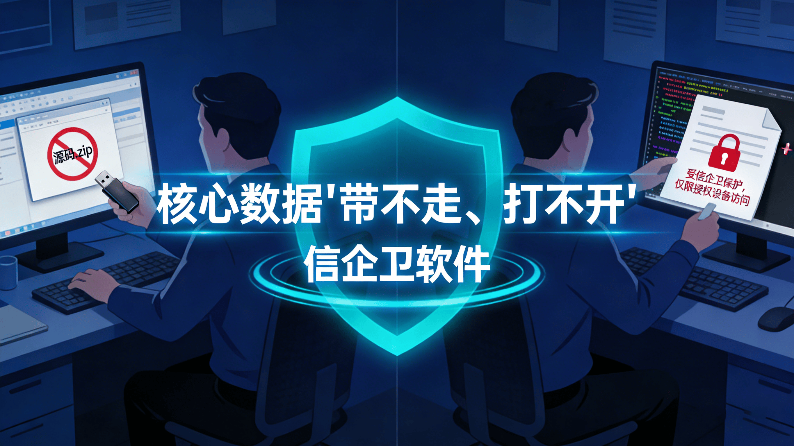 员工离职前拷贝资料怎么办？装这款防泄密软件，核心数据“带不走、打不开”