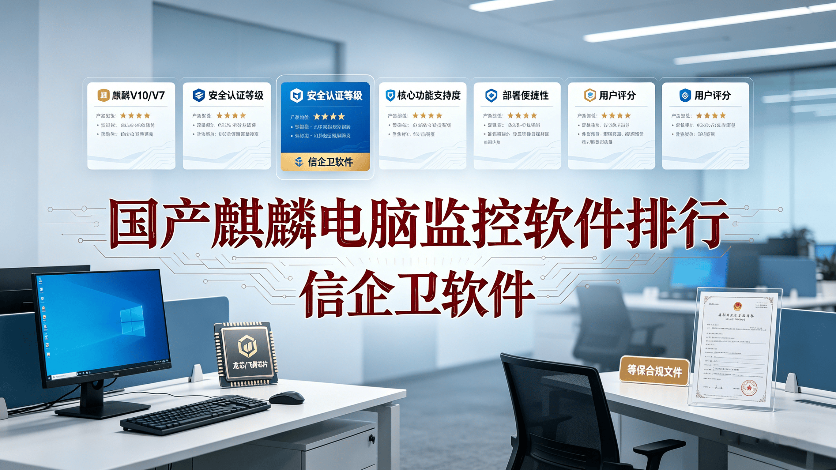 国产麒麟电脑监控软件排行：国产化办公安全软件Top5，老板必藏