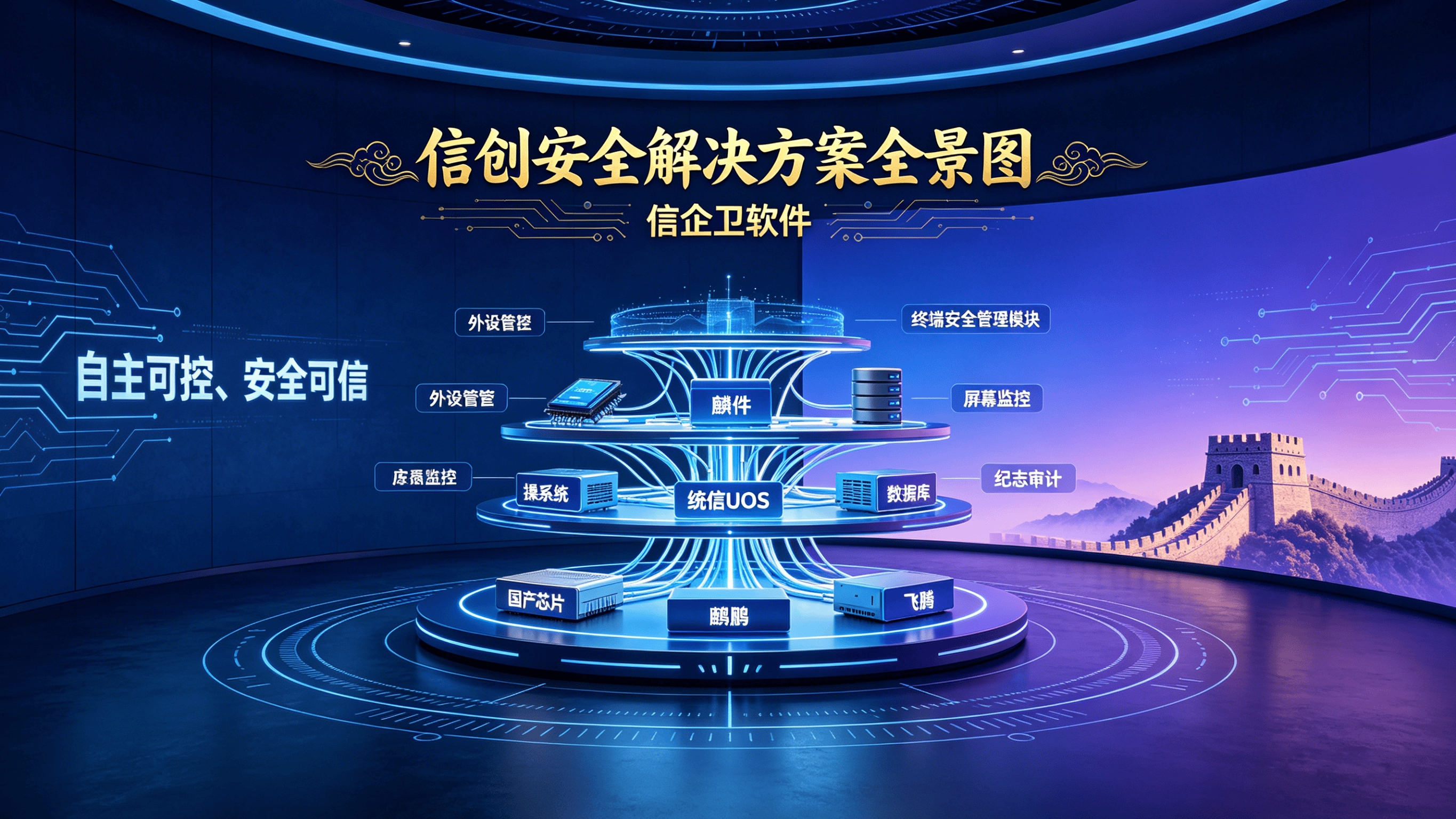 信创安全解决方案全景图：信企卫如何实现全栈国产化适配？深度解析
