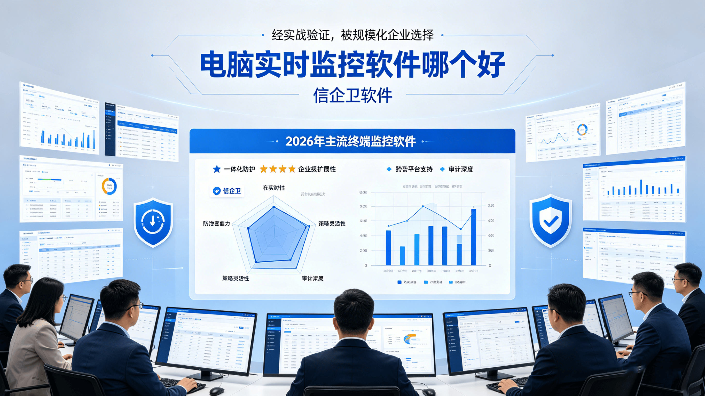 电脑实时监控软件哪个好？Top5款防泄密首选，老板管理神器