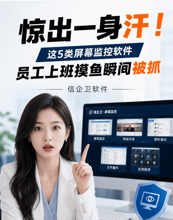 惊出一身汗！这5款屏幕监控软件，员工上班摸鱼瞬间被抓