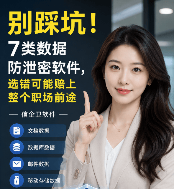 别踩坑！7类数据防泄密软件，选错可能赔上整个职场前途